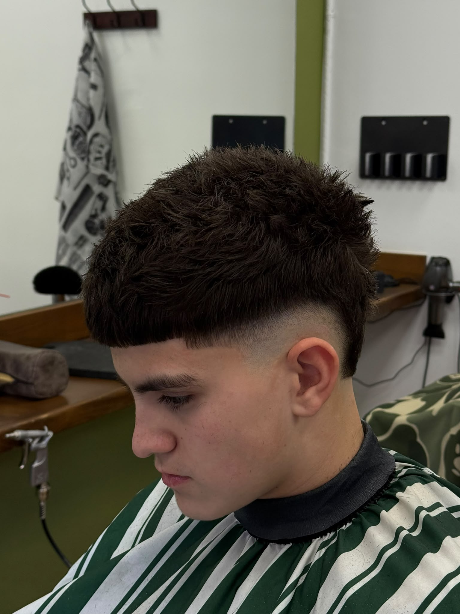 Tall amb textura fet a 15.16 Barber Studio